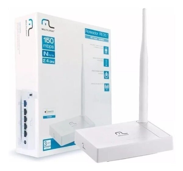 Roteador Wireless 150 Mbps 1 Antena Multilaser Re057