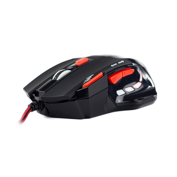 Mouse Gamer Botão Fire 2400 Dpi Rgb Hoopson Gx-350+