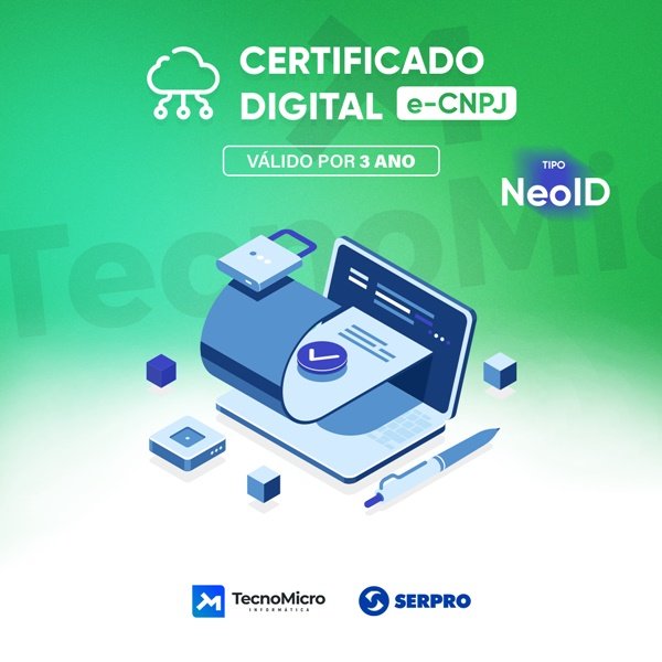 Certificado Digital Nuvem Neoid E-Cnpj 3 Anos